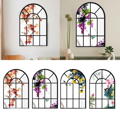 Entryway arched window wall - entryway,