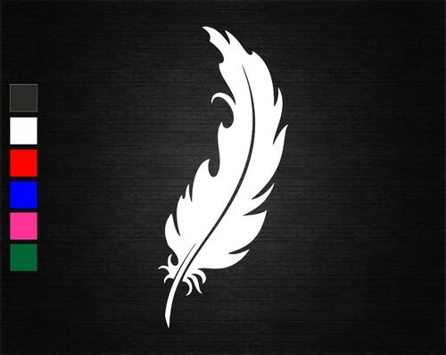 Feather vinyl decal sticker - feather,