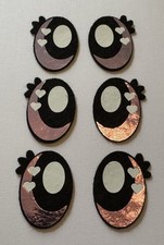 Felt Eyes for Crafting Amigurumi Handmade Toys Metallic Lilac Set Of 3, 1.2 inch