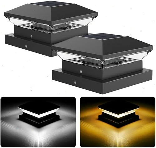 2pcs solar powered - 2pcs, deck