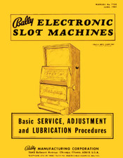 Bally One Arm Bandit Service