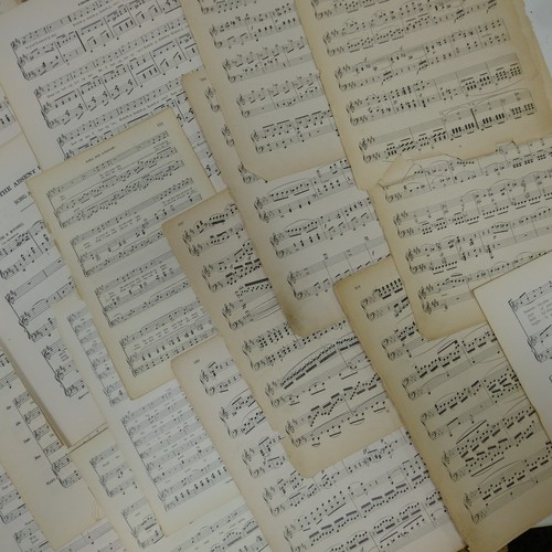 Vintage sheet music - , paper