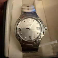 Movado Sports Edition SE Men's Silver Dial Day/Date Second Hand Watch SRP $1295