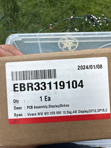 Ebr33119104 control module - lg,