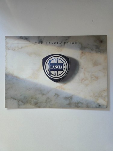 Original lancia range brochure - range,