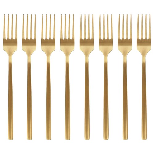Stainless steel dinner forks - stainless,