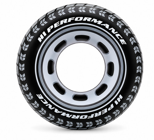 Inflatable tyre swim ring pool - tyre,