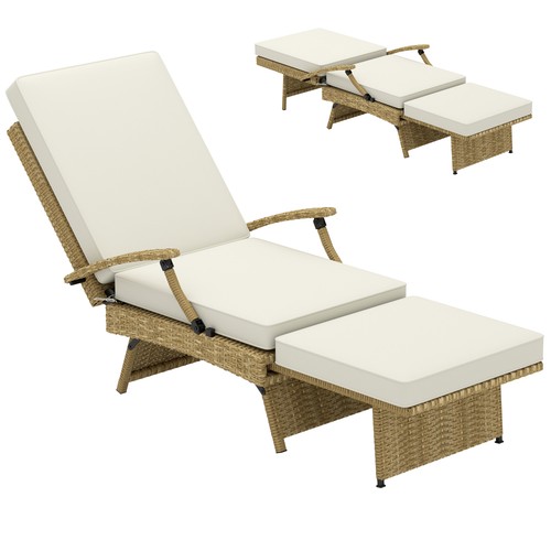 Outsunny foldable rattan - foldable,