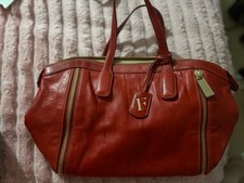 Furla Red Leather Handbag with