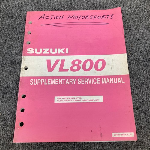 Suzuki vl800 supplementary - suzuki,