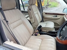 Land Rover Range P38 Leather Door Cards Beige/Cream