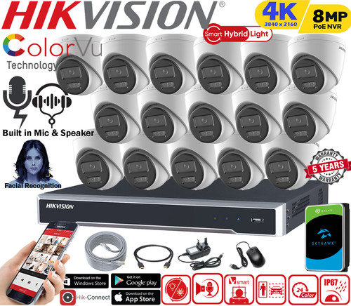 8mp hikvision cctv - 8mp,