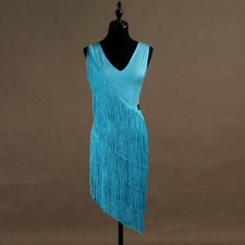 Ballroom Latin dance Competition dress adult jitterbug Women's Dancewear {p