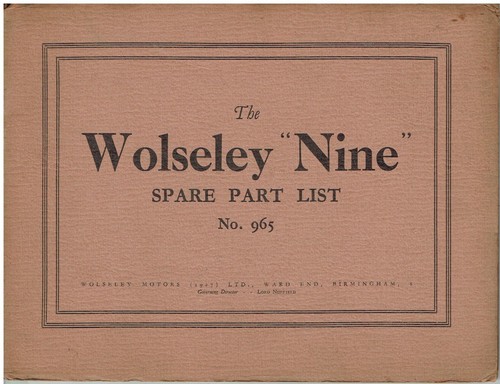 Wolseley chassis - wolseley,