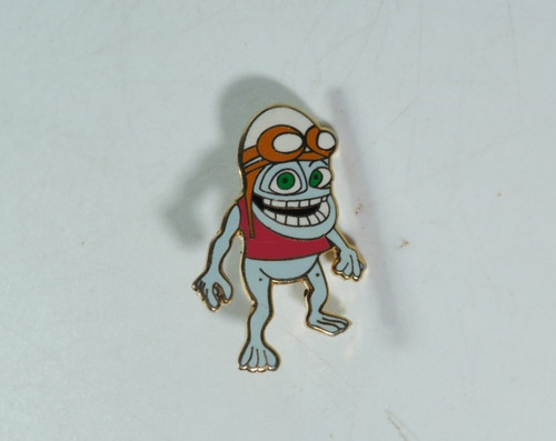 Vintage crazy frog pin badge - frog,