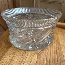 Vintage Pressed Glass Bowl for