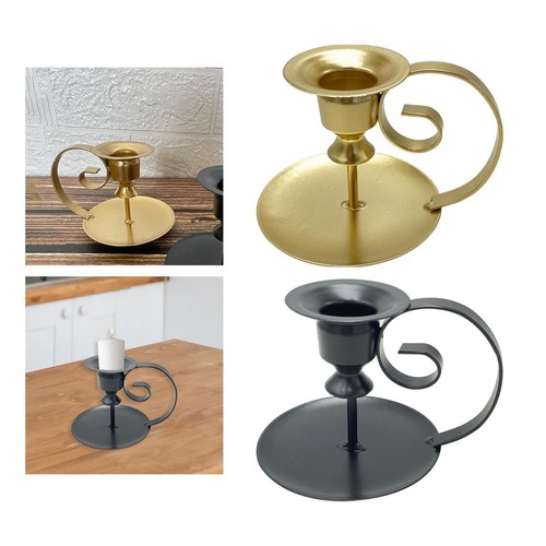 Plated pillar candle holders - pillar,