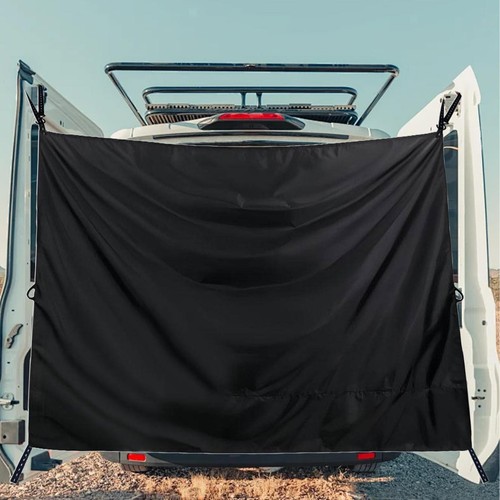 Camper van rear door curtain - rear,