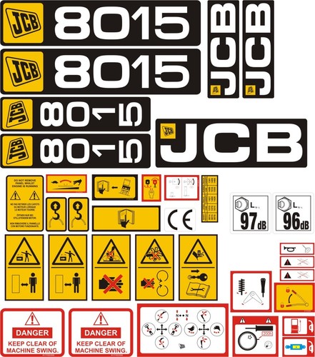 Jcb 8015 mini - jcb, set