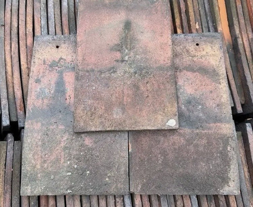 Brown clay interlocking roof - brown,
