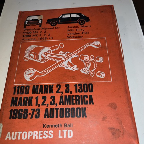 Vintage car manual austin 1100 - vintage,