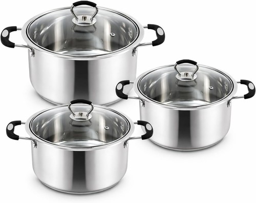 Stainless steel stock pot - steel,