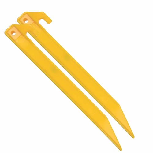 Plastic yellow tent - tent, heavy