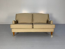 Linley 2.5-Seat Howard-Design Sofa - In Woven Gold Fabric