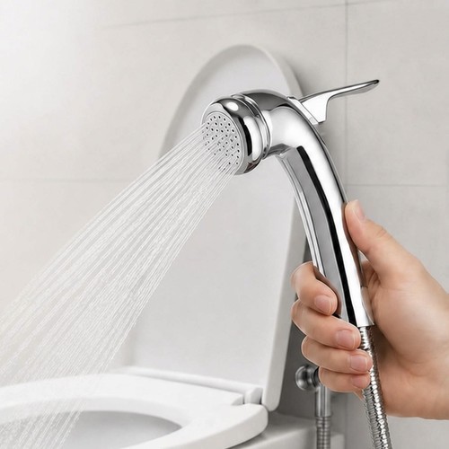 Power shower head with off - shower,