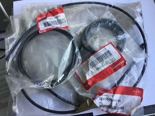 Honda lawn mower cables job - lawn,