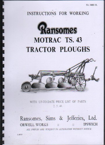 Ransomes motrac 43 - "motrac, 43"