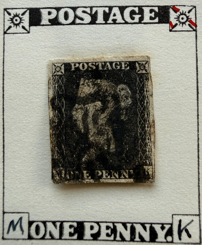 1840 penny black 4 - gb,