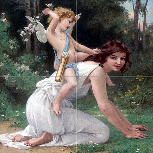 Venus and cupid seignac - venus,