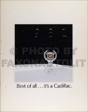 1982 Cadillac Sales Catalog 82