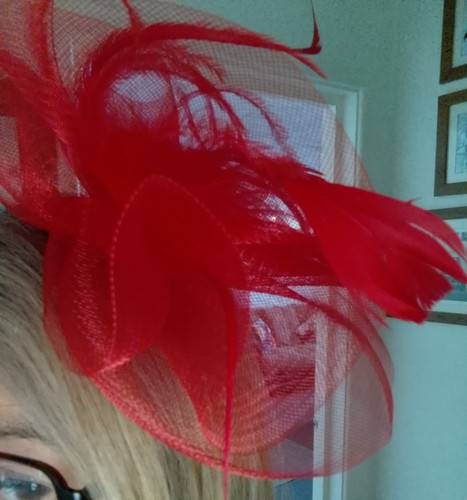 Vibrant red crinoline - red, &