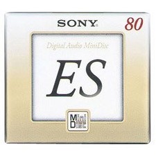 SONY Music MiniDisc (MD) ES Series 80-minute Discs (5 Discs) 5MDW80M