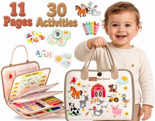 Busy board for toddlers - board,