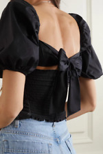 Reformation Black ‘Barry’ Top BNWT RRP £150 Size 10