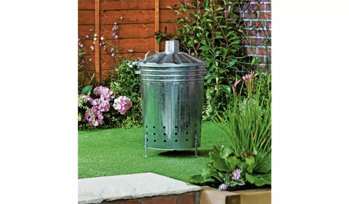 Galvanised incinerator 90l - incinerator,