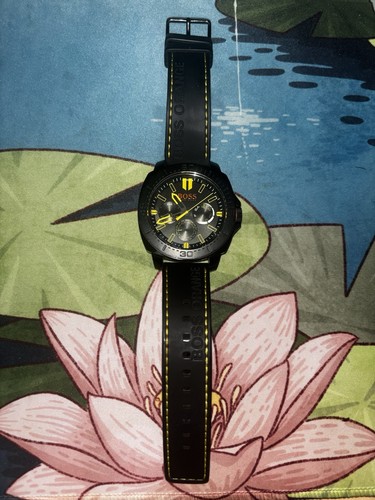 Hugo boss men black yellow - men's, black/yellow