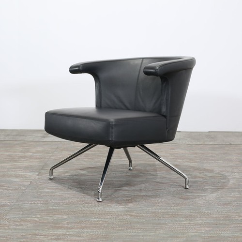 Frighetto leather swivel chair - swivel,