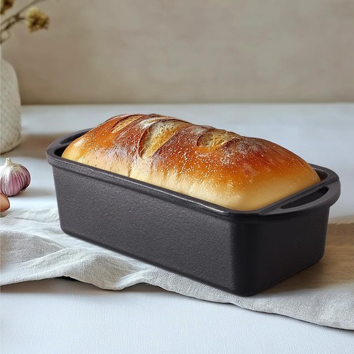 Cast iron bread loaf pan - iron,