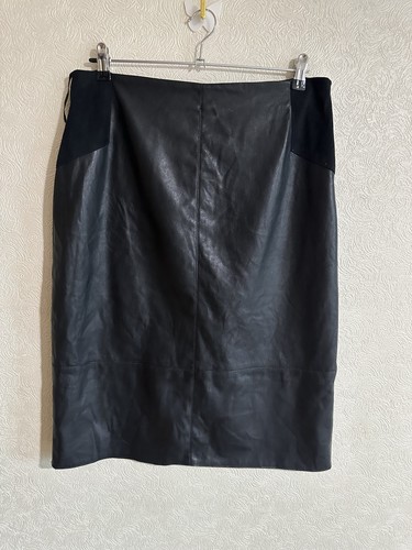 Bonmarche black faux - black, leather