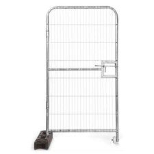 Temporary Fencing Anti-Climb Pedestrian Gate Galvanised Steel