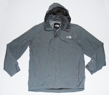 The North Face Medium Jacket Mens Light Grey DryVent Hooded Windproof Coat OUTDR