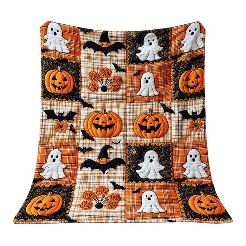 Halloween throw blanket - halloween,