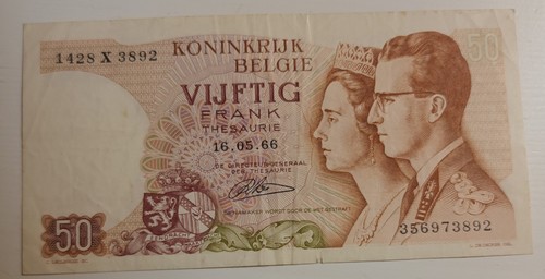 1966 belgium francs - 50,