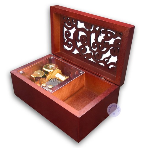 Brown wooden sankyo - wooden, hollow