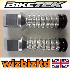 Honda VTR 1000 SP1/SP2 1999-2005 [Biketek Rear Silver Aluminium CNC Footrests]
