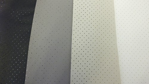 Perforated vinyl faux - perforated, leather